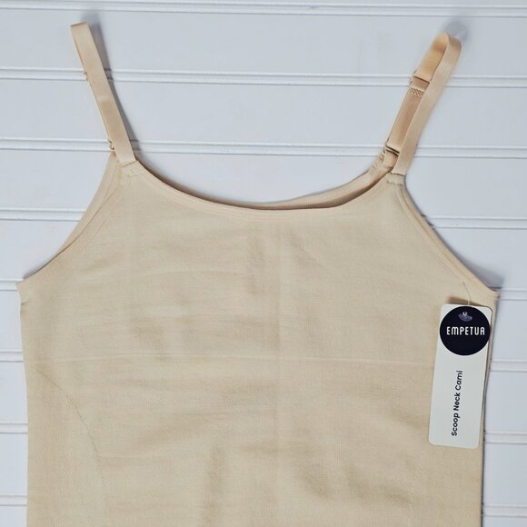 Empetua by Shapermint Women's Nude Scoop Neck Shaping Cami Size L NWTF - Picture 3 of 14